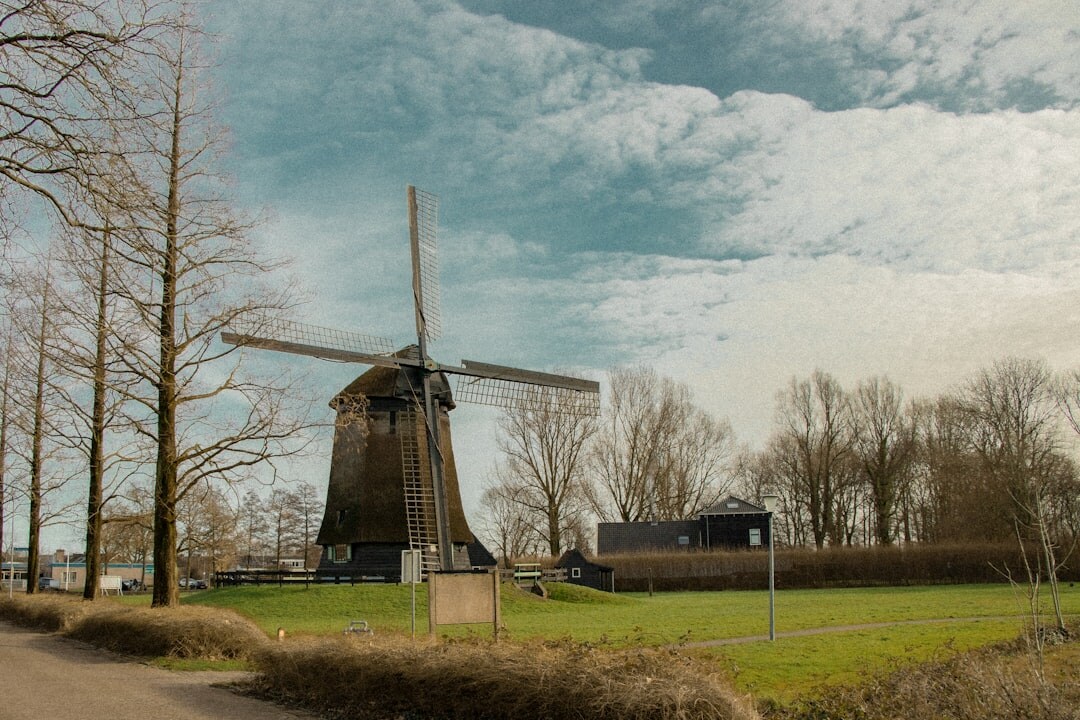 traditional dutch windmill
